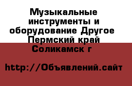 Музыкальные инструменты и оборудование Другое. Пермский край,Соликамск г.